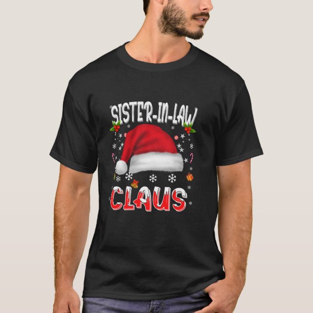 Camiseta Hermana En Derecho Claus Navidades Santa Family Ma (Anverso)