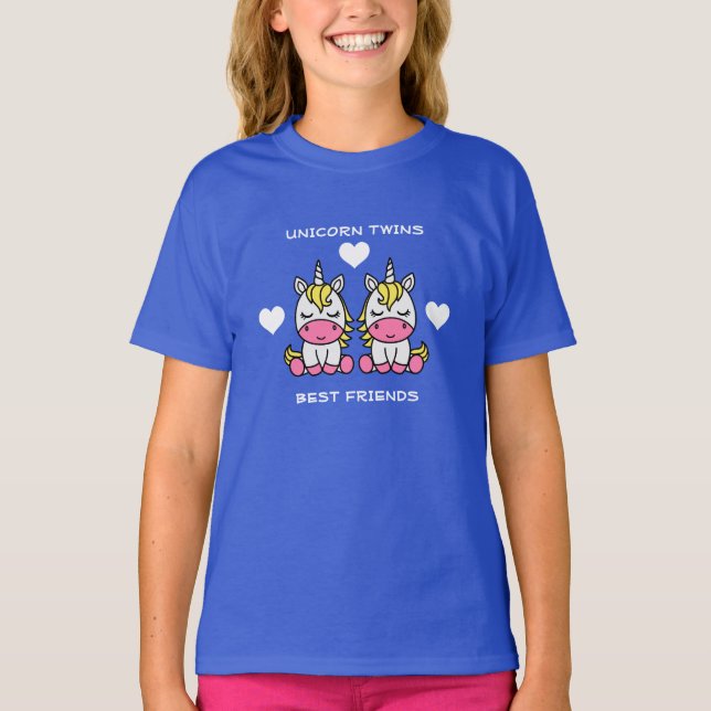Camiseta Hermana gemela de Unicorn (Anverso)