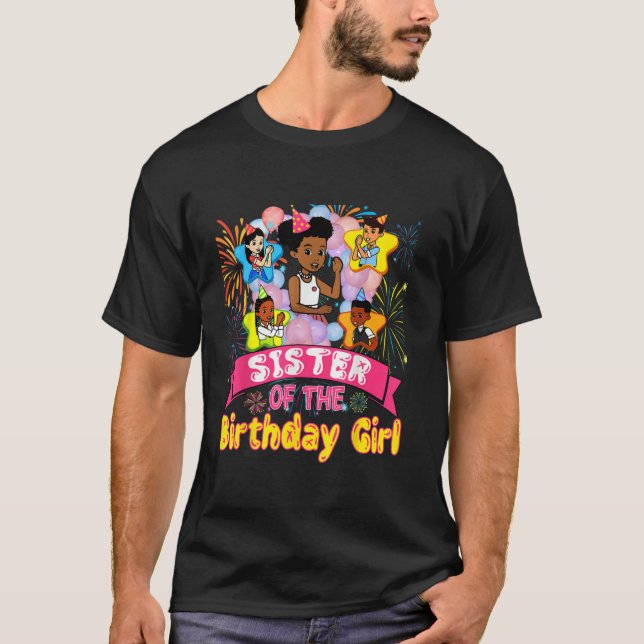 Camiseta Hermana Gracie's Corner Birthday Shirls Dolls Cute (Anverso)