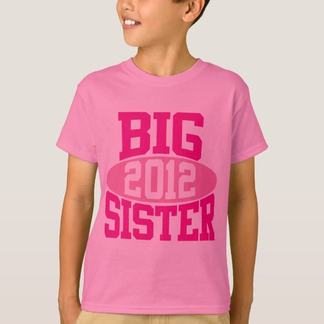 Camiseta HERMANA GRANDE 2012 (rosa) (Anverso)