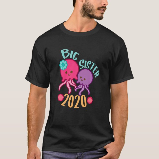 Camiseta Hermana Grande 2020 Hermanas de Pescado de Animale (Anverso)