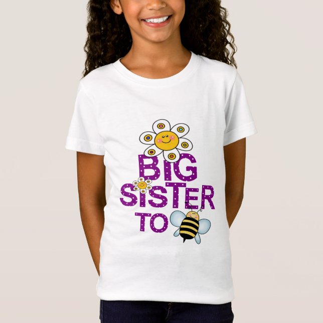 Camiseta ¡Hermana grande a ser! (Anverso)