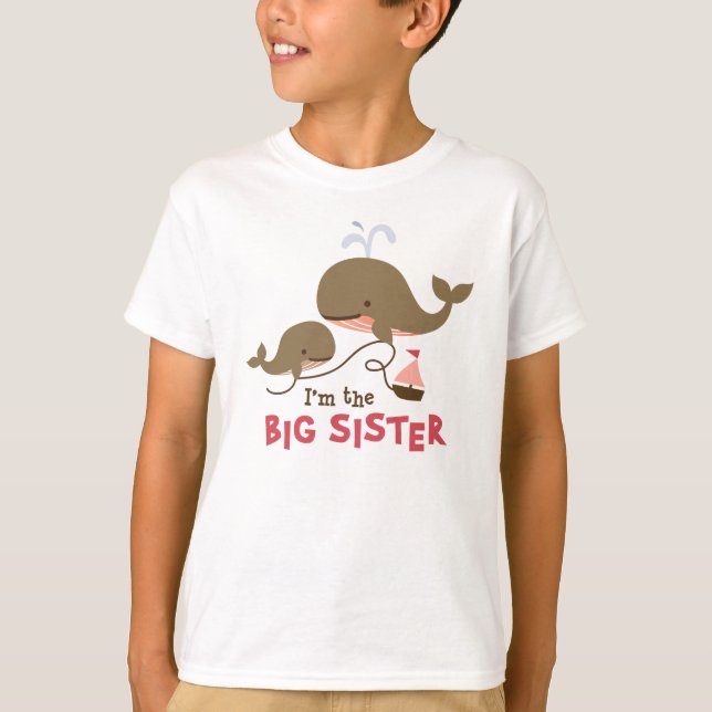 Camiseta Hermana grande - ballena de la MOD (Anverso)
