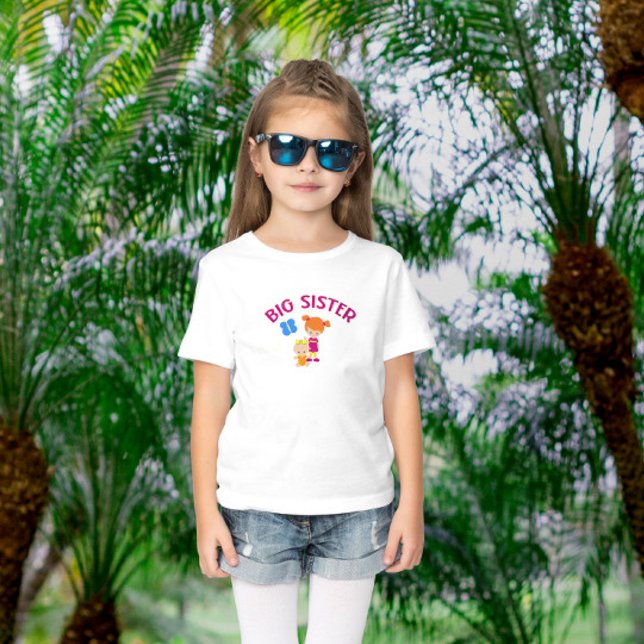 Camiseta Hermana grande con hermana pequeña y orgullosa cam (Subido por el creador)
