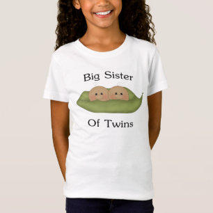 Camiseta Hermana grande de gemelos