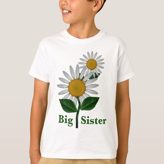 Camiseta Hermana grande de la margarita (Anverso)