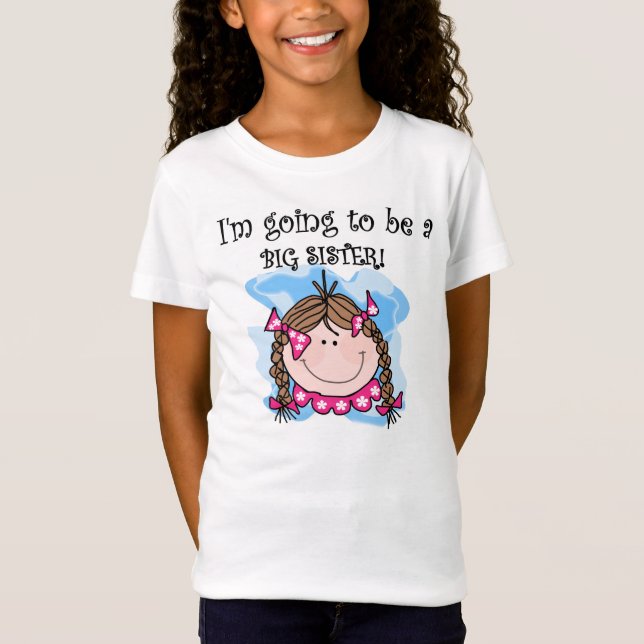 Camiseta Hermana grande futura del chica trigueno (Anverso)