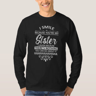 Camiseta Hermana Hermana Acorde Con Ropa Nada Que Puedas.