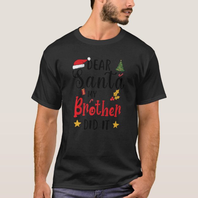 Camiseta Hermana Hermana Coincidiendo Querido Santa Mi Herm (Anverso)