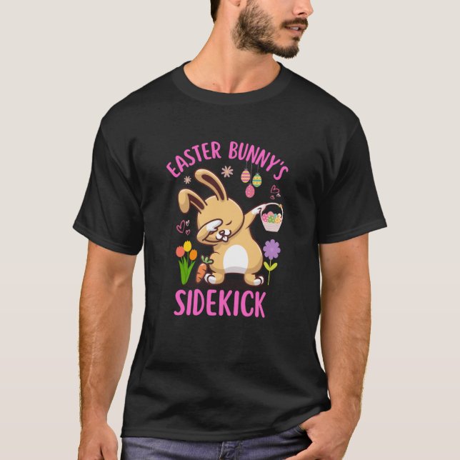 Camiseta Hermana hermana de Dabbin, hermana de conejo de Pa (Anverso)