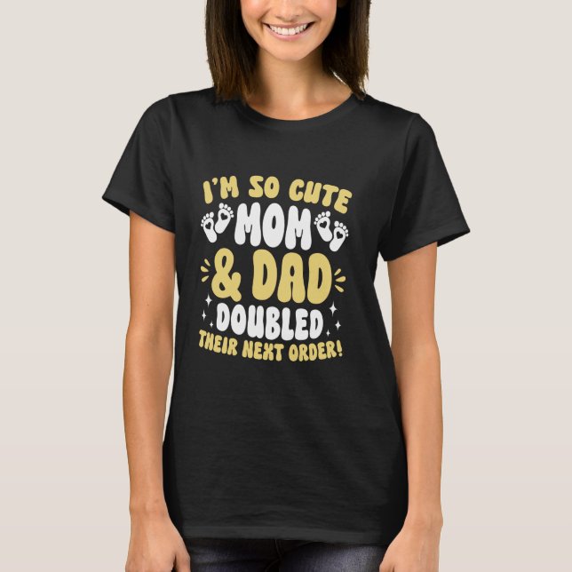 Camiseta Hermana Hermana De Los Gemelos (Anverso)