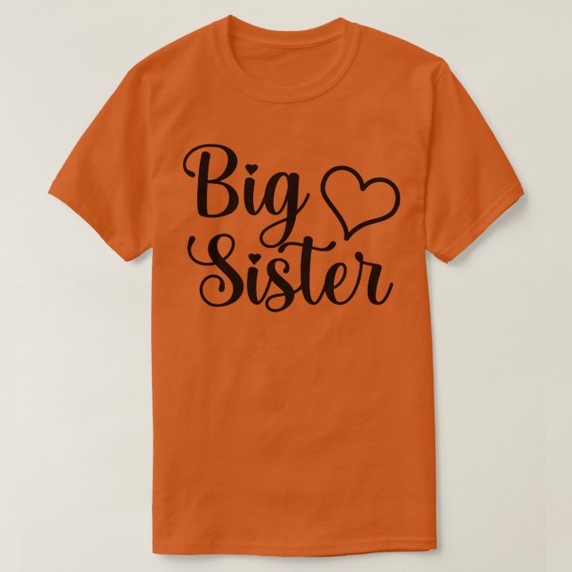 Camiseta hermana mayor 8 (Diseño del anverso)
