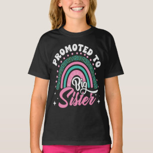 Camiseta Hermana Mayor Arcoíris Ascendida a Anuncio de Herm