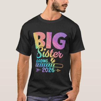 Camiseta Hermana Mayor Cargando 2026 Ascendida a Hermana Ma