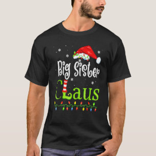 Camiseta Hermana Mayor Claus Navidad Pijama Familia Combina