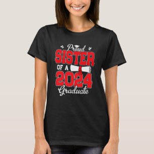 Camiseta Hermana Mayor De 2024 Orgullosa Madre De Una Clase