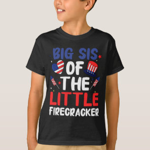 Camiseta Hermana mayor de la pequeña familia divertida de p