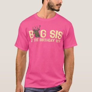 Camiseta Hermana Mayor Del Cazador De Ciervos Camuflaje Cum