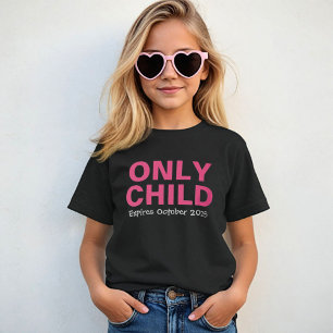Camiseta Hermana Mayor Divertida Rosa Grande Hija Única que