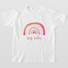 Camiseta Hermana Mayor Personalizada Boho Arcoíris