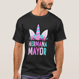 Camiseta Hermana Mayor Unicornio Ascendida A Hermana Mayor
