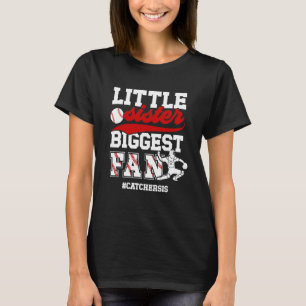 Camiseta Hermana Menor Béisbol Receptor Hermana Béisbol Gat