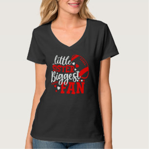 Camiseta Hermana Menor de Fútbol Mayor Fanática Hermana de