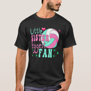 Camiseta Hermana Menor de Voleibol Mayor Fan Voleibol Si
