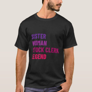 Camiseta Hermana Mujer Dependienta Leyenda Finanzas Contabi