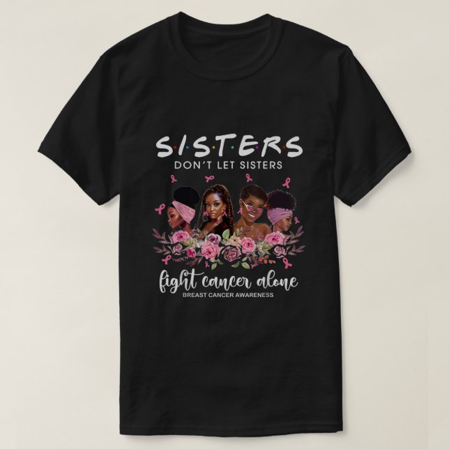 Camiseta Hermana no dejen que las hermanas luchen solo cont (Diseño del anverso)