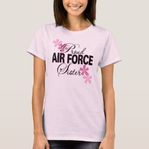 Camiseta Hermana orgullosa de la fuerza aérea