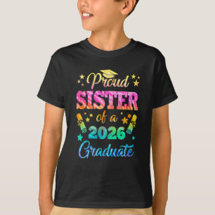 Camiseta Hermana Orgullosa De Un Graduado De La Clase De 20