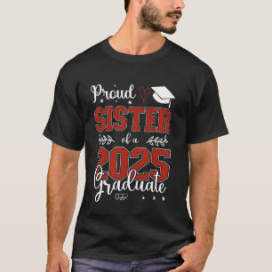 Camiseta Hermana orgullosa de un graduado de la clase de 20