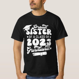 Camiseta HERMANA Orgullosa de una clase de 2023 Graduate Re