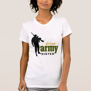 Camiseta Hermana orgullosa del ejército