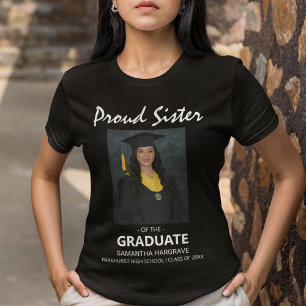 Camiseta Hermana Orgullosa Del Graduado   Foto