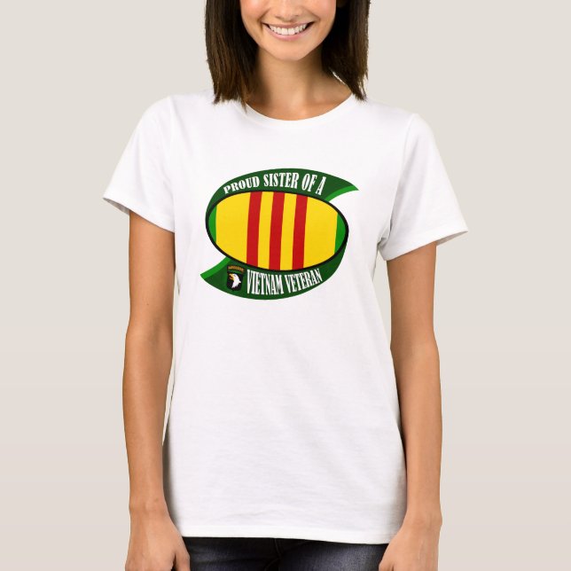 Camiseta Hermana orgullosa - veterinario de Vietnam (Anverso)