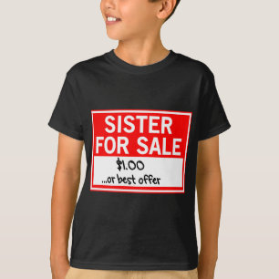 Camiseta Hermana para la venta. $1 o la mejor oferta