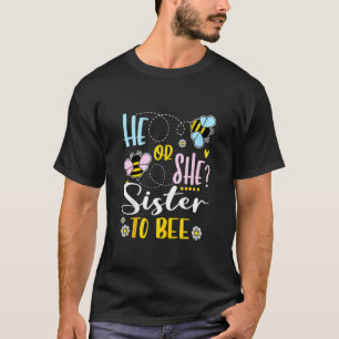 Camiseta Hermana Para Ser Anunciante De Embarazo Infantil