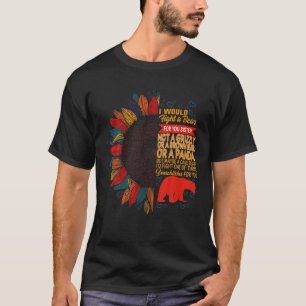 Camiseta Hermana Pelea Un Oso Por Tu Hermana No Un Grizzly