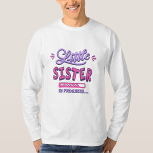 Camiseta Hermana pequeña en camino