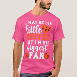 Camiseta Hermana Pequeña Hermana De Baloncesto De Un Pl De