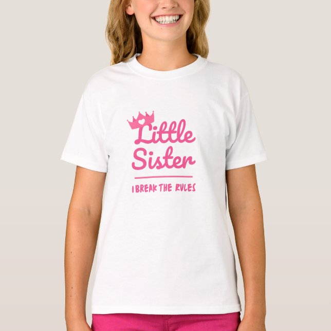 Camiseta Hermana pequeña, Hermana hermana, Raksha Bandhan T (Anverso)