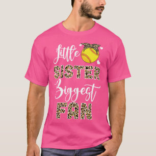 Camiseta Hermana Pequeña Hermana Mayor Fan Softball Hermana