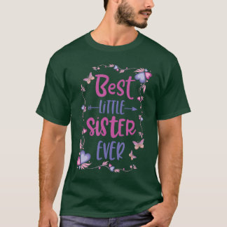 Camiseta Hermana Pequeña Más Linda Chicas Mujeres Hermanos