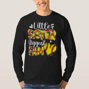 Camiseta Hermana Pequeña Mayor Fann Softball Sister