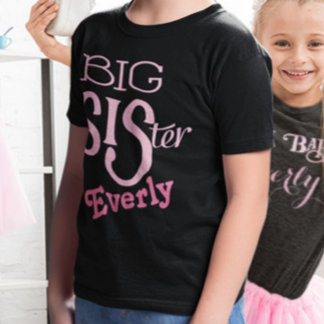 Camiseta Hermana Pink BIG personalizada