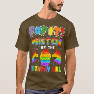 Camiseta Hermana pop de la familia de los niños Chicas de c
