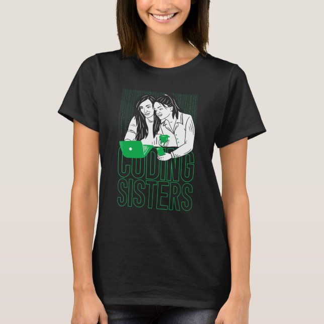 Camiseta Hermana Programadora Ingeniera de Software Desarro (Anverso)