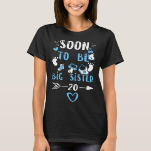 Camiseta Hermana Pronto Será Gran Hermana 20 Niño Dice